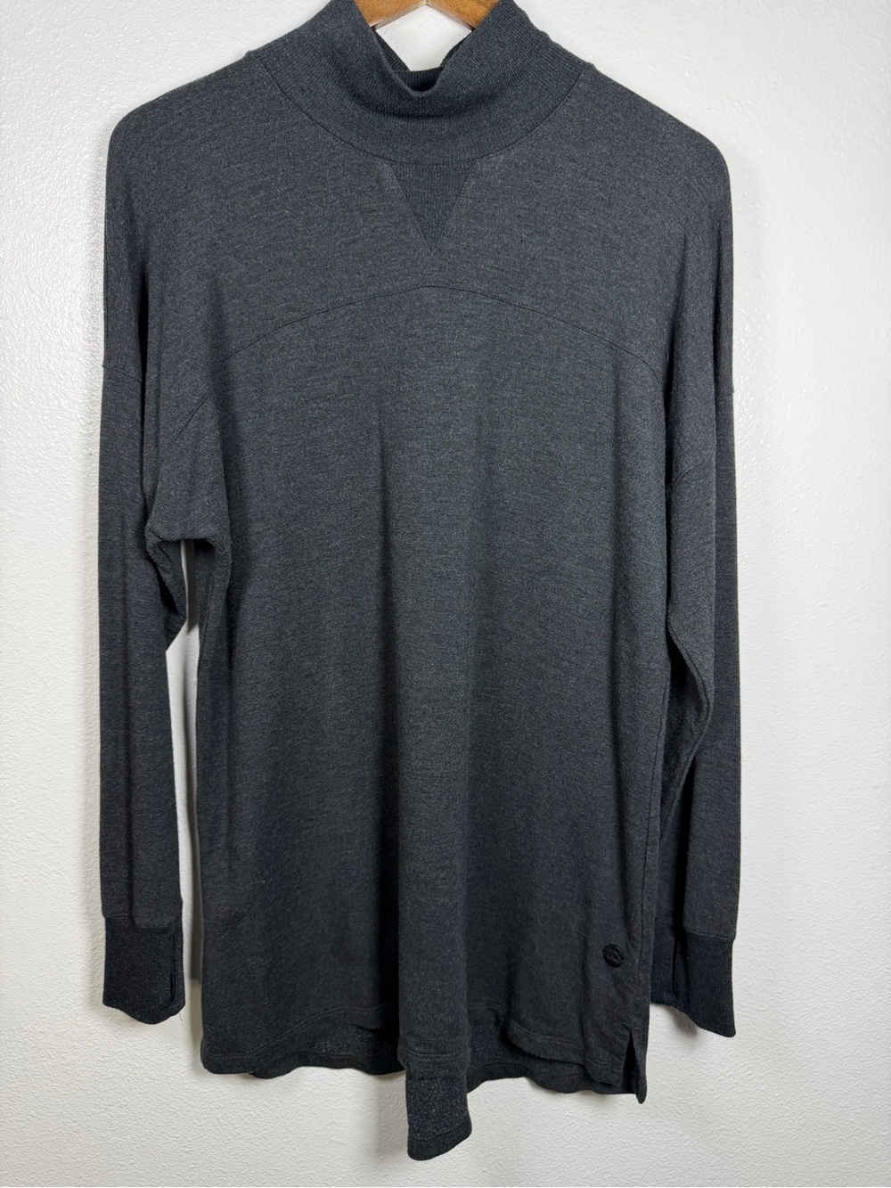L.L. Bean Charcoal Gray Turtleneck Sweater